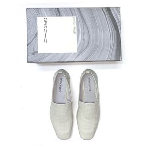 NEW Jeffrey Campbell Marko Croc Embossed Loafer